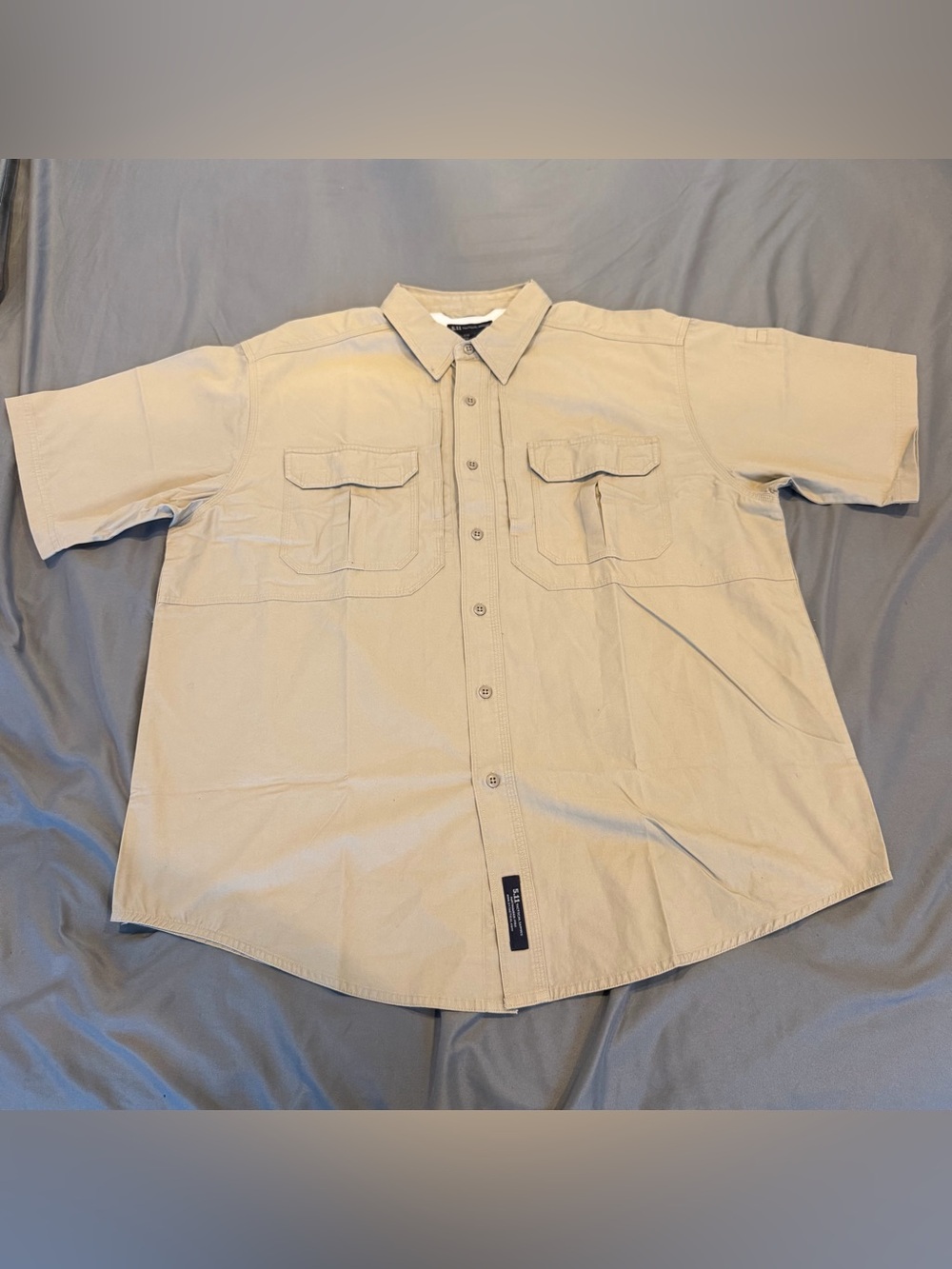 5.11 Tactical Taclite Pro Khaki Sage Shirt Men’s Xl Short Sleeve 71152 NWT